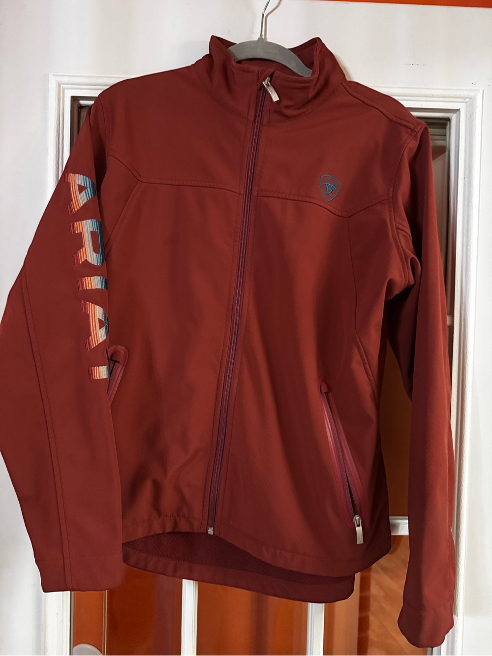 Ariat women’s Brick Red Performance Softshell Jacket